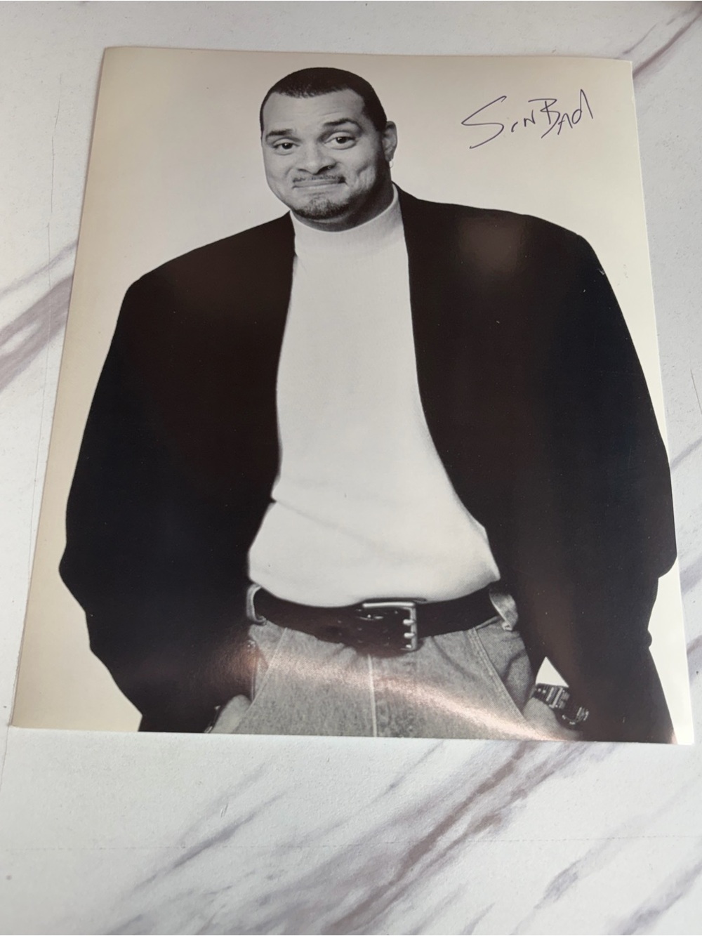Signed Celebrity Portrait in Black & White